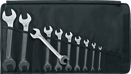 Doppelmaulschlüsselsatz 10/10 10-teilig SW6-32 mm Chrom-Alloy-Stahl verchromt STAHLWILLE