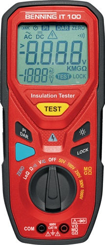 Isolations-/Widerstandsmessgerät IT 100 600 V 300 k?-20 G? BENNING