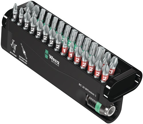 Bitsortiment Bit-Check 30 BiTorsion 1 30-teilig PH/PZD/TX WERA