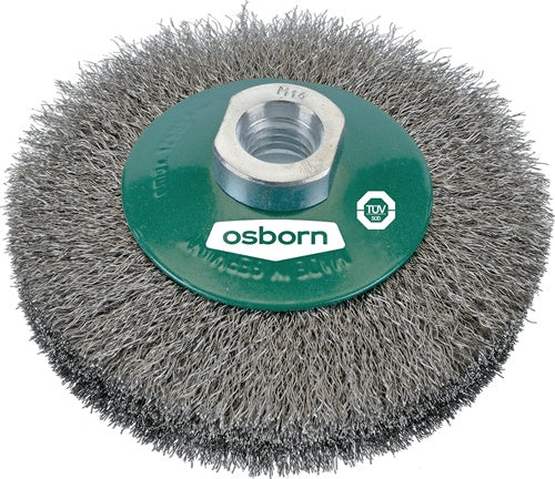 Kegelbürste Ø 100 mm Drahtstärke 02 mm VA 20 mm 12500 min-¹ OSBORN
