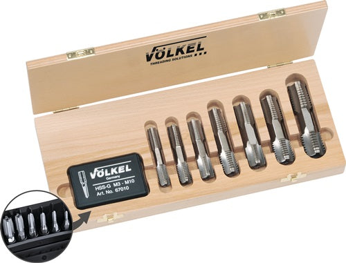 Handgewindebohrersatz HexTap G1/8-1 ? HSSG ISO2 (6H) VÖLKEL