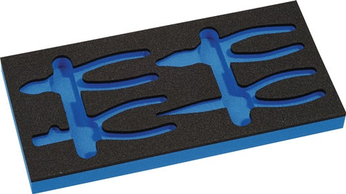 Werkzeugmodul Leereinlage 1/3-Modul 4000 871 293 4-teilig KNIPEX