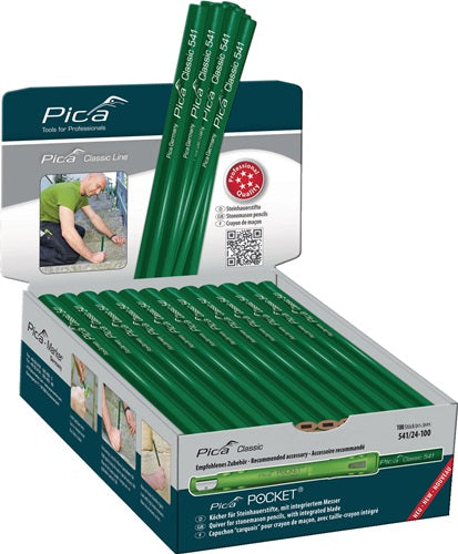 Steinhauerstift Classic 541 Länge 30 cm 10H ungespitzt PICA – Ansicht 3