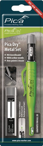Pica Dry Metal-Set sortiert für Metallarbeiten (Anreißnadel) 120 PICA