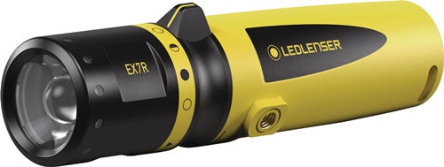 LED-Taschenlampe EX7R 50 - 220 lm Akku Li-Ion 65 - 140 m schwarz/gelb LEDLENSER