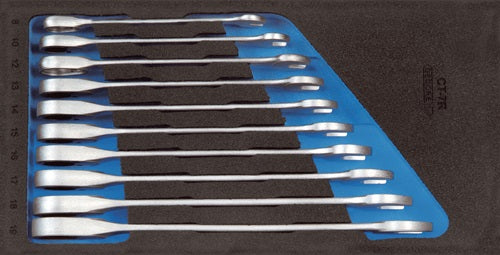 Werkzeugmodul 1500 CT1-7 R 10-teilig 1/3-Modul Ringratschenschlüssel 8-19 mm GEDORE