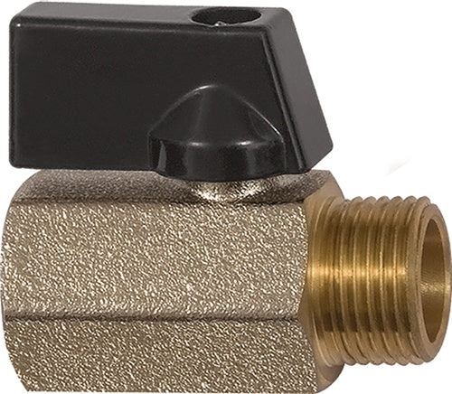 Mini-Kugelhahn VALVE LINE 6 mm 1/4 Innen-/Außengewinde DN 8 mm RIEGLER - VPE: 10