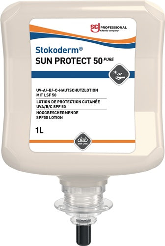 UV-Hautschutzcreme Stokoderm® Sun Protect 50 PURE 1 l unparfümiert Kartusche SC JOHNSON PROFESSIONAL