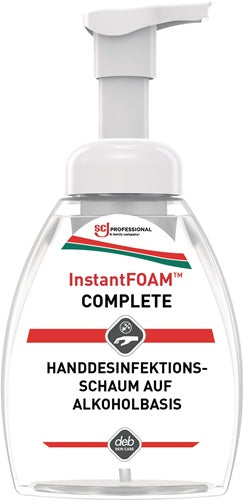 Schaum-Handdesinfektionsmittel InstantFOAM® Complete 250 ml EN1500 EN1650 EN14476 EN14348 Flasche SC JOHNSON PROFESSIONAL