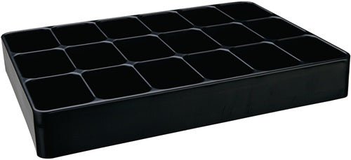 Einsatz LOGS 136 H48xB338xT238mm Kunststoff schwarz 18-fach - VPE: 6