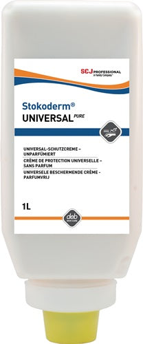 Hautschutzcreme Stokoderm Universal PURE 1 l schwach fettend unparfümiert Softflasche SC JOHNSON PROFESSIONAL
