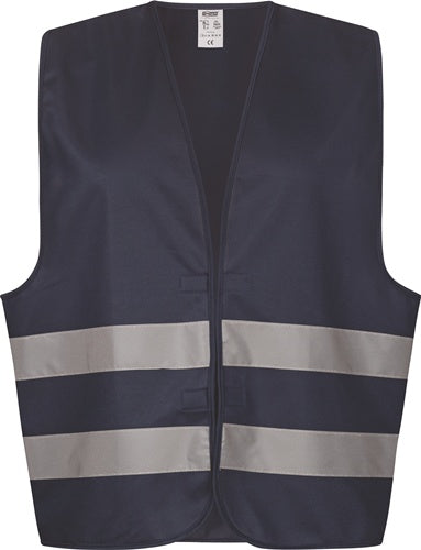Warnweste SKARDE Grunivmarine Brustumfang ca130cm EN 17353 Typ B3 SAFESTYLE