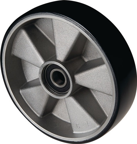 Lenkrad Polyurethan Naben-L 43 mm Rad-B 50 mm Rad-Ø 200 mm Alu-Guss-Felge PFAFF