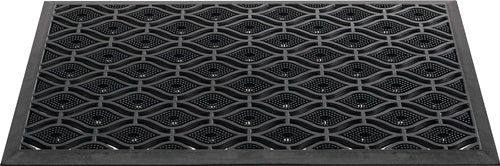 Fußmatte schwarz Gummi L450xB750xS15mm