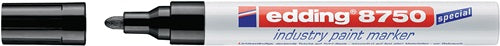 Industrie-Lackmarker 8750 schwarz Strichbreite 2-4 mm Rundspitze EDDING - VPE: 10