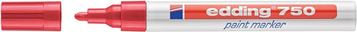 Lackmarker 750 rot Strichbreite 2-4 mm Rundspitze EDDING - VPE: 10