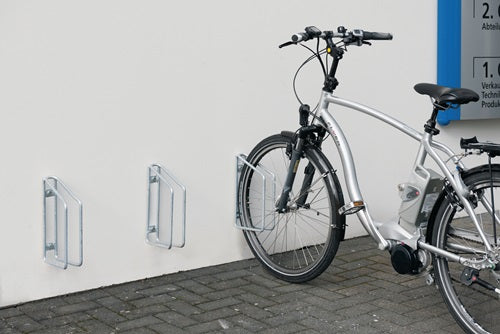 Fahrradklemmbügel 45 ° verzinkt Anzahl Radstände 1 für Wandbefestigung WSM – Ansicht 3