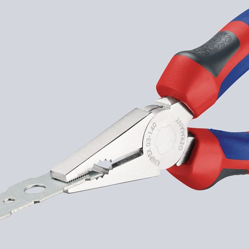 Kombizange Länge 140 mm verchromt Mehrkomponentenhüllen KNIPEX – Ansicht 5