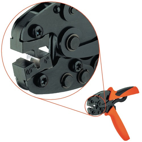 Crimpzange PZ 4 Länge 200 mm 05 - 4 (~AWG 20 12) mm² weißMÜLLER – Ansicht 3