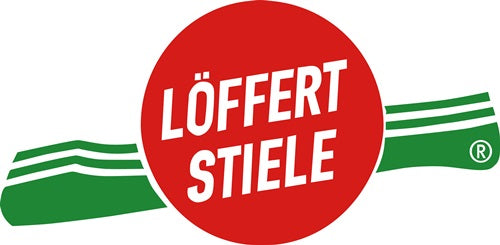 Spatenstiel DIN 20152 Länge 1050 mm Ø 41 mm Esche Knopf doppelt dampfgebogen mit Konus LÖFFERT – Ansicht 2