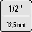 Steckschlüsseleinsatz IS 19 1/2 ? Schlitz 18 mm Länge 60 mm GEDORE – Ansicht 4