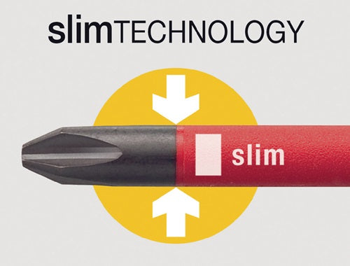 Wechselklinge SlimBit electric Schlitz 3 x 75 mm VDE isoliert WIHA – Ansicht 4