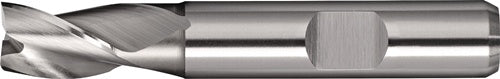 Bohrnutenfräser DIN 327 TypN D.6mm HSS-Co8 Weldon Z.3 kurz TECWERK