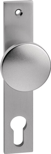 Schlosskasten-Knopf 1317/7020 fest Aluminium F1 / naturfarbig Vierkant 8 mm EDI