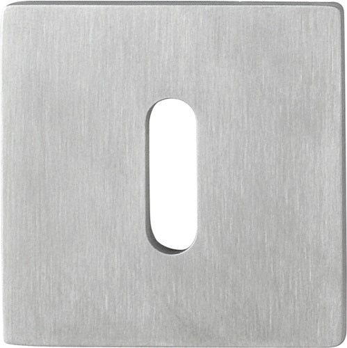 Schlüsselrosetten-Paar E848NS Edelstahl F69 Schildstärke 2 mm OB quadratisch HOPPE