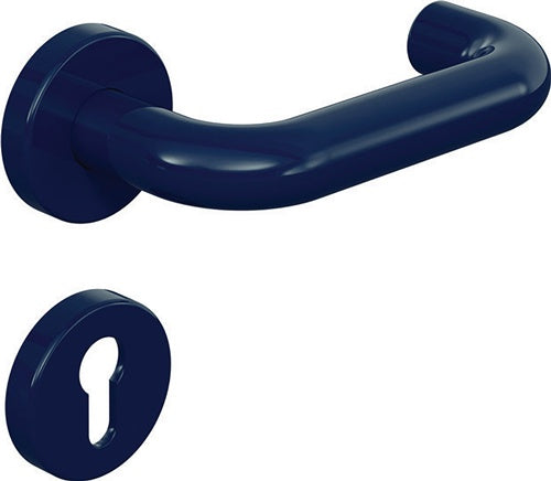 Rosettengarnitur 111R01130 Kunststoff 50 U-Form PZ DIN links / rechts D/D HEWI