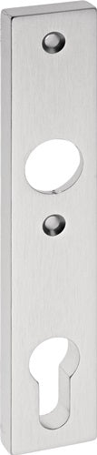 Schlosskasten-Kurzschild 1317/7203 Innenschild Aluminium F1 / naturfarbig EDI
