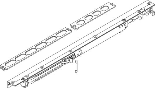 Einzugsdämpfung Levolan 120 Softstop Komplettset links GEZE – Ansicht 3