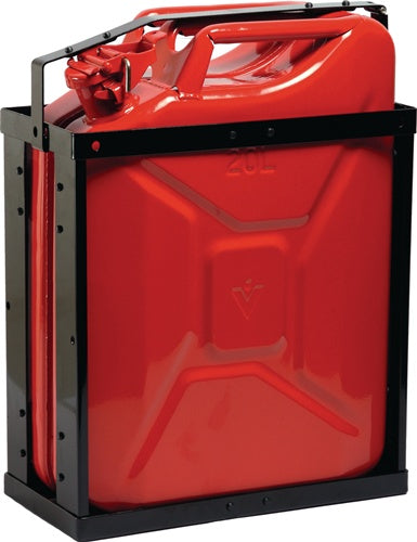 Kanisterhalterung Länge 377 mm Breite 174 mm Höhe 485 mm Tiefschwarz RAL 9005 287 kg VALPRO – Ansicht 3