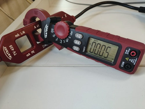 Leckstromzange TV 217 Messbereich 1µA – 150A(AC) Zangenöffnung 27 mm TESTBOY – Ansicht 3