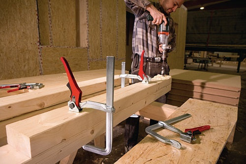 Hebelzwinge GH Spannweiße 500 mm Ausladung 120 mm Spannkraft bis zu 8500 N BESSEY – Ansicht 3