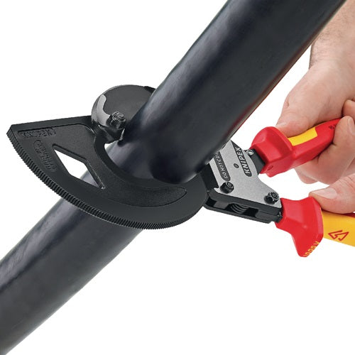 Kabelschneider Gesamtlänge 320 mm max 60 (600 mm²) mm poliert Mehrkomponenten-Hüllen KNIPEX – Ansicht 4