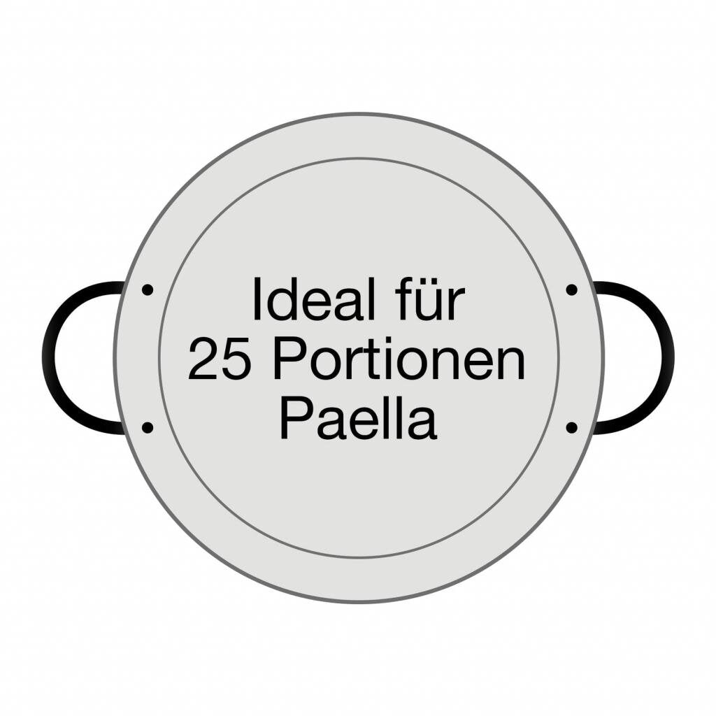 Edelstahl Paella Pfanne Ø 70 cm - Robust, zeitlos und vielseitig einsetzbar – Ansicht 3