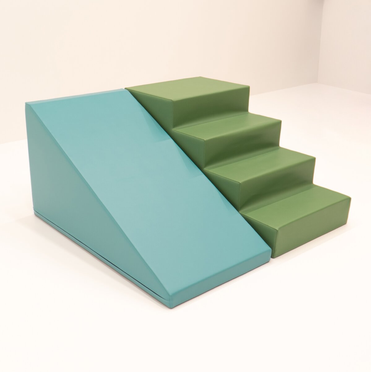 IGLU Mega Fun Slider Softbaustein-Set Pastel Turquoise Reseda Green – weiche Kinderrutsche – Ansicht 6