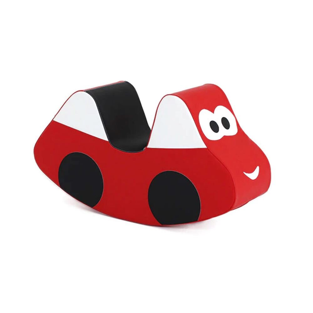 IGLU Rocker Car Kinderschaukel/Wippe aus Schaumstoff im Auto Design in Rot für Kinder – Ansicht 8