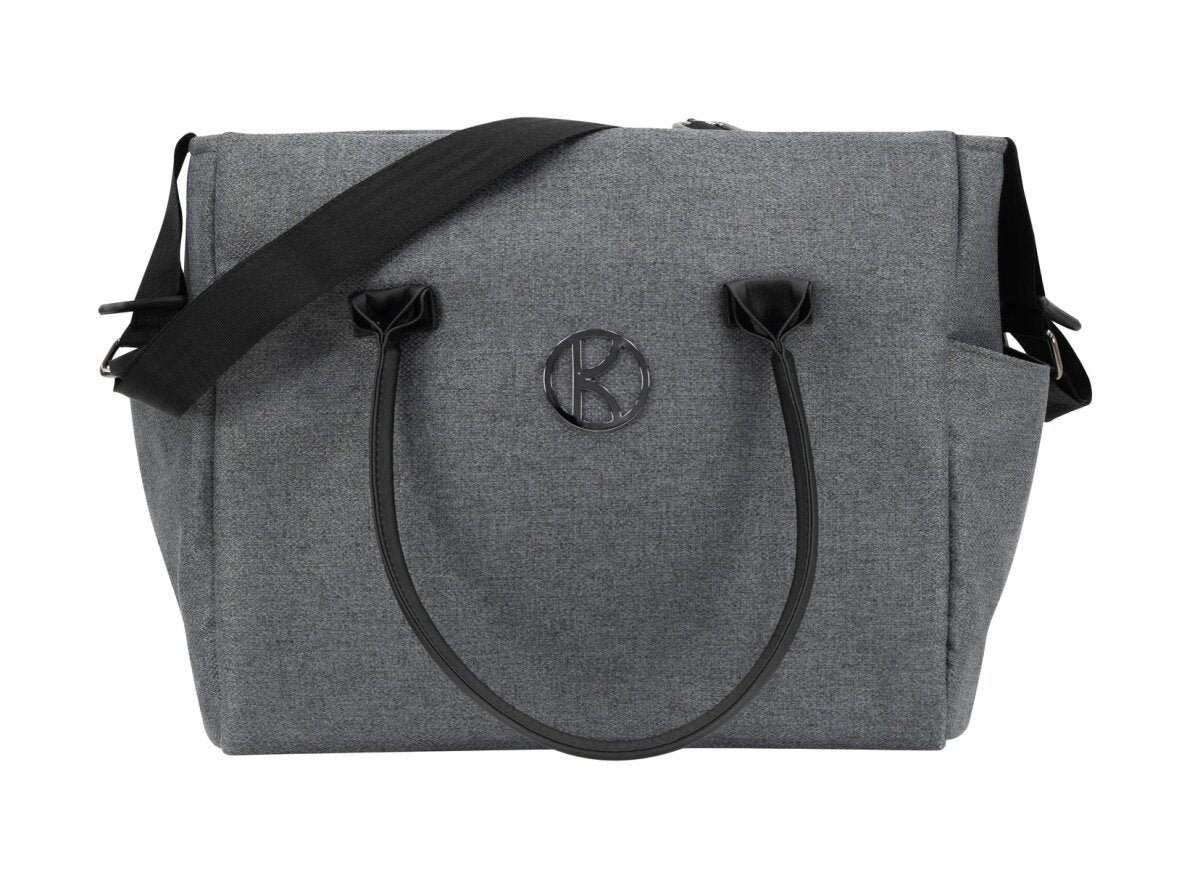 Kunert Ivento Premium 3in1 Kinderwagen in Grau mit Goldrahmen und Komfortausstattung – Ansicht 4