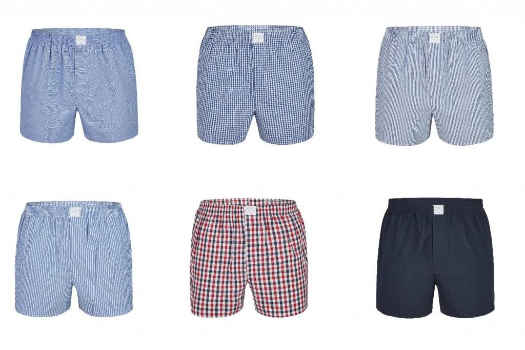 MG-1 Boxershorts MG-45-925-00 Größe S 6er Pack Herren Unterhosen Baumwolle