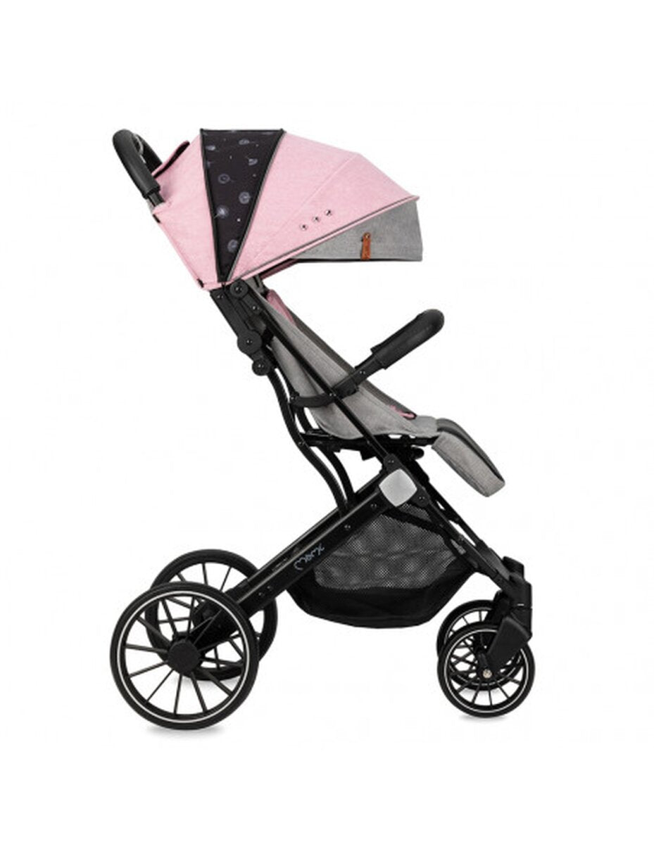 MoMi ESTELLE DAKAR Buggy in Grau/Rosa - leicht, wendig, Offroad fähig – Ansicht 2