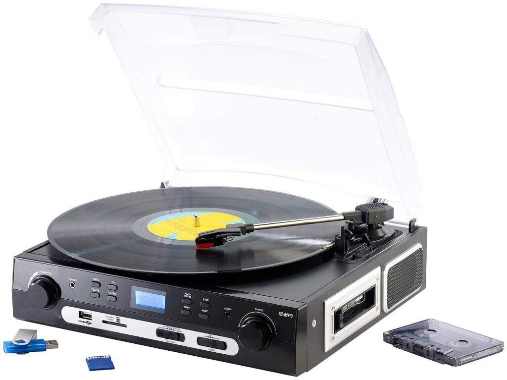 Q-Sonic UPL-855.MP3 Plattenspieler und Digitalisierer Schallplatten- und MC+ Audio Restaurator Pro 10 – Ansicht 2