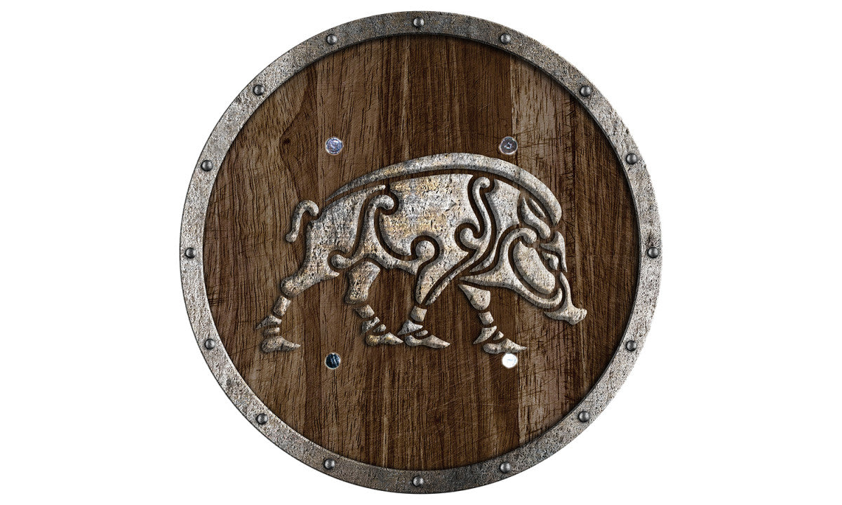 Rundschild Wildsau