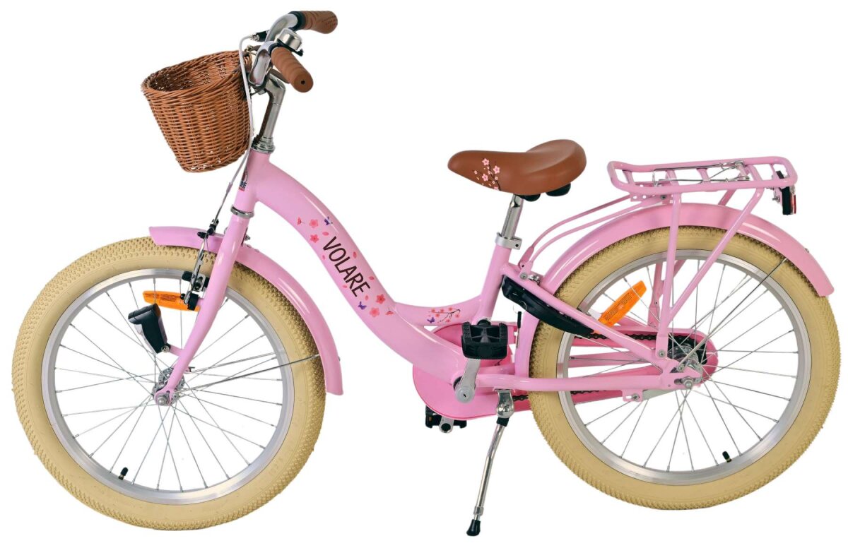 Volare Blossom Kinderfahrrad für Mädchen - 20 Zoll in Pink für Abenteuer – Ansicht 7