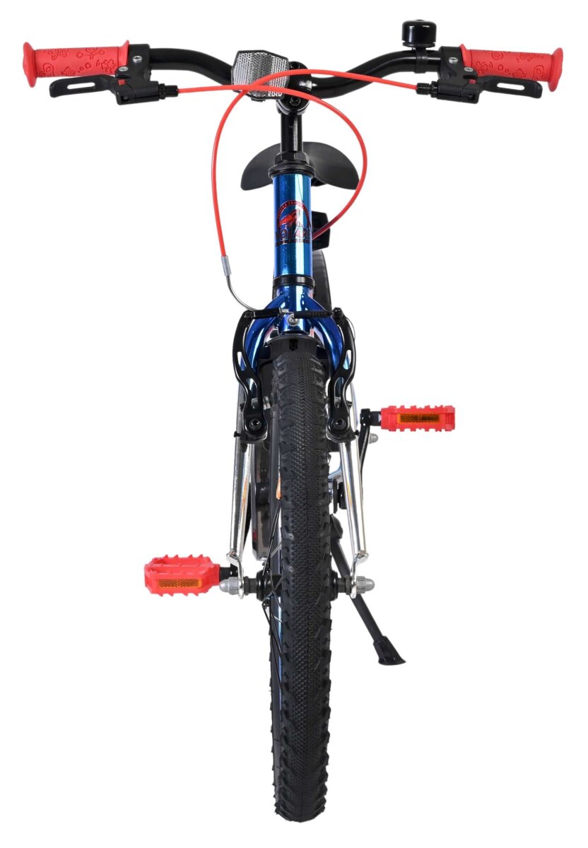 Volare Chrome Kinderfahrrad für Jungen 20 Zoll Blau-Silber mit 6 Gängen und zwei Handbremsen – Ansicht 6
