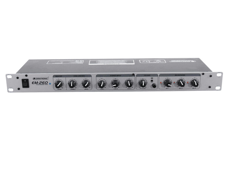 OMNITRONIC EM-260 Entertainment-Mixer