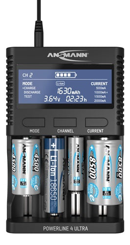 Universalladegerät UBC Powerline 4 Ultra mit Netzteil 12 V NiMH Li-Ion 36 V ANSMANN – Ansicht 5