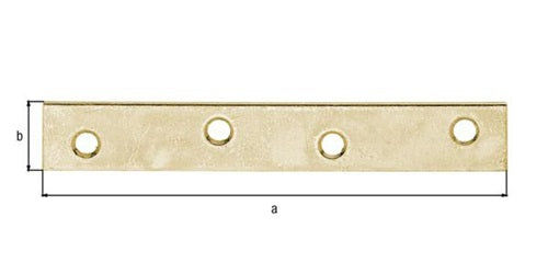 FlachverbL100mm B15mm S175mm STA sdmverzLöcher 4 GAH - VPE: 100 – Ansicht 3