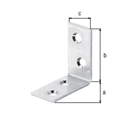 Stuhlwinkel L30x30mm B14mm S175mm STA sdmverzLoch-D45mm GAH - VPE: 100 – Ansicht 3